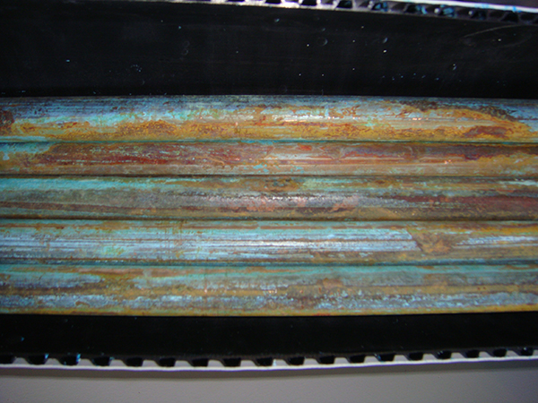 copper pipe patina